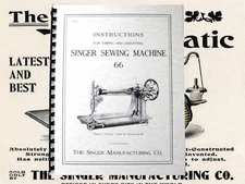 Singer Sewing Machine No. 66  Instruction  Manual "1928" (10 Page)