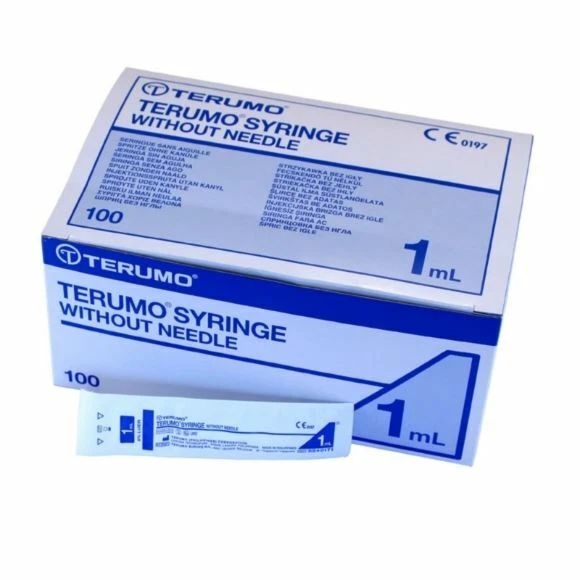Genuine Terumo Sterile Syringes 1ml 3ml 5ml 10ml 20ml 30ml 50ml CE Marked UK