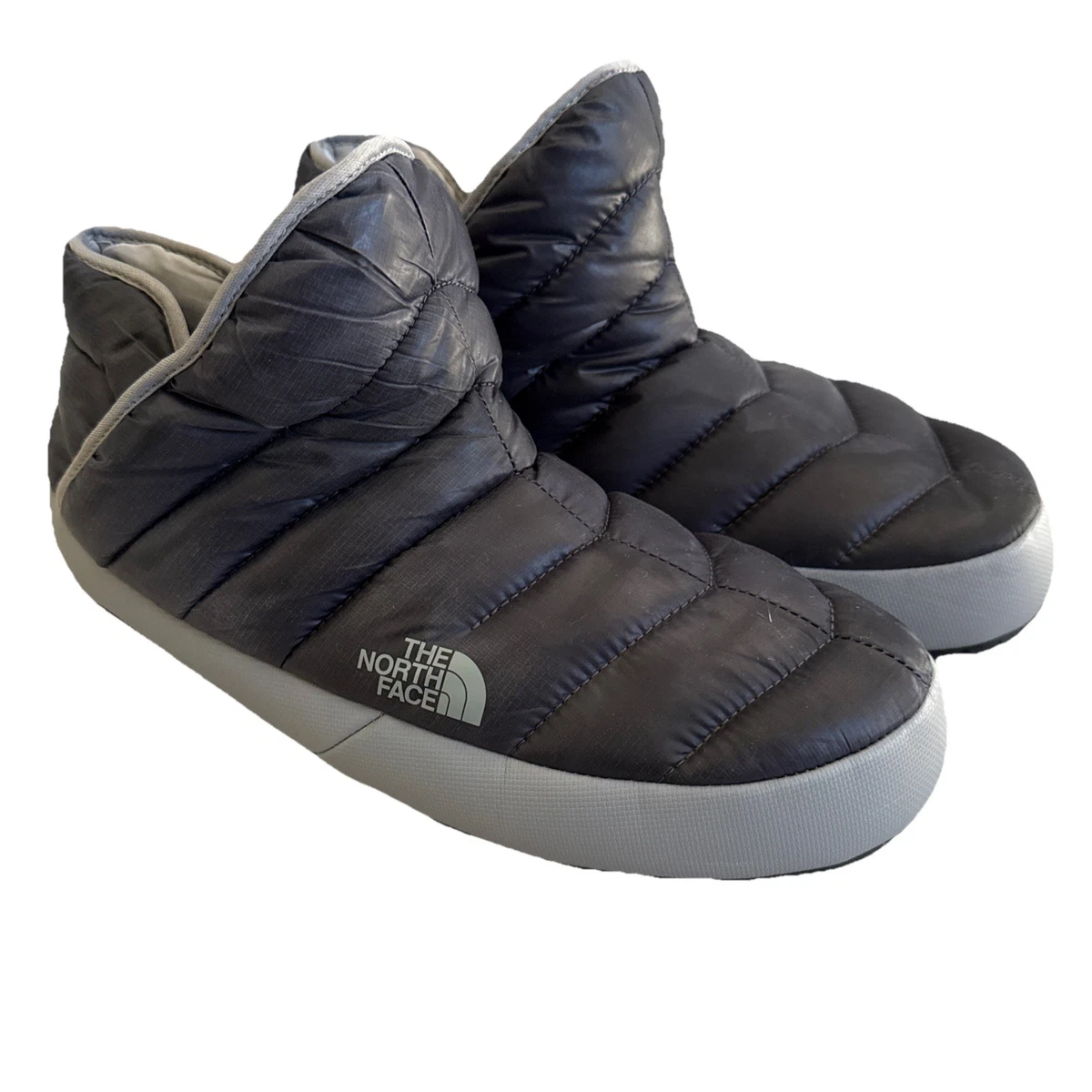 North Face Men\'s 11 ThermoBall Eco Camp Slippers Navy Insulated Slip-On Bootie The North Face Bootie Slippers for Men for sale | eBay main image 4