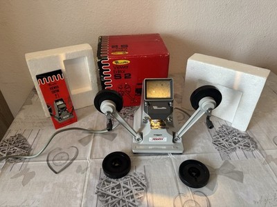 Vintage Minette Viewer Editor S-2 Super 8 Film Editor w/ Box Manual Reels Japan