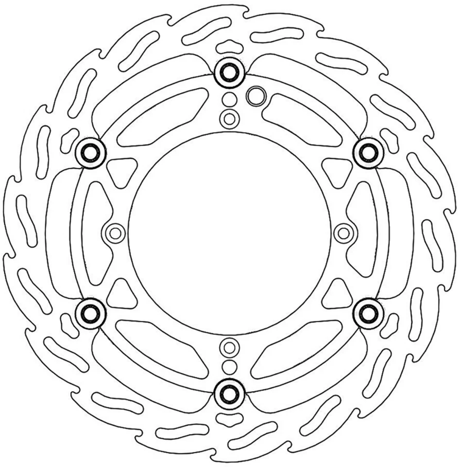 MOTO-MASTER 112089-PU Brake Rotor - Front - Flame 00-13 	Husqvarna 	WR 250 - Image 2 of 2
