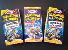 2004 & 2008 KRAFT Macaroni & Cheese Dinner Republican Convention Sealed 3pc lot