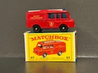 Matchbox Lesney #57C-2 - 1966 Land Rover Fire Engine - BPW w/Original Type E Box