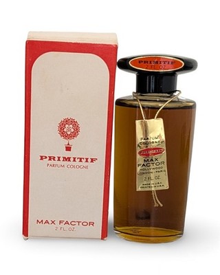 Vintage Max Factor PRIMITIF Parfum Cologne 2 Fl Oz w/ Original Box USA