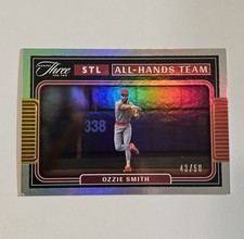 2022 Panini Three and Two All Hands Team SP #'d /50 Ozzie Smith #AHT-8 *READ