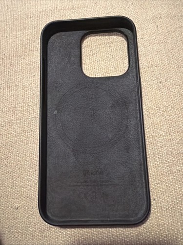 Original Apple Silicone MagSafe Case For Apple iPhone 15 Pro Only (Black)