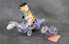 Marx Fred Flintstone & Dino Tin Litho Wind Up Works #W23