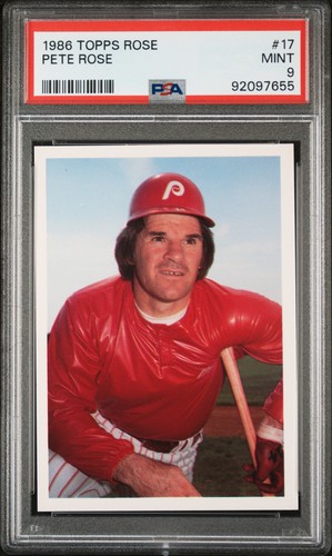 1986 Pete Rose #17