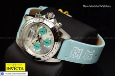 Invicta Men's Speedway "AIR" FORCES OF NATURE 40mm Chrono SILVER/LIGHTBLUE Watch