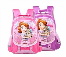 1PC Random Cartoon Sofia The First School Bag Backpack For Kids 40x28x18cm