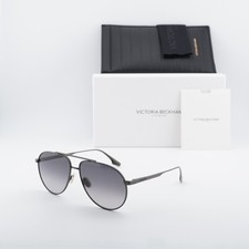New Victoria Beckham VB242S 043 Gunmetal/Grey Gradient 61-14-140 Sunglasses