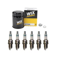 Wix Engine Oil Filter & Denso 6 Iridium Power Spark Plugs kit for Odyssey Pilot