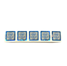 5 x Intel Core m7 Inside Desktop / Laptop Sticker Label Logo Decal 18mm x 18mm