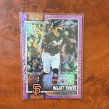 Topps 2026 Series 1 Purple Rainbow Foil Heliot Ramos Giants #8