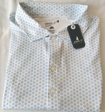 Men's Johnnie-O White Bridger Performance Jersey Polo