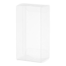 Plastic Retail Boxes 30x40x82mm with Protective Film Clear for Candy 20Pcs