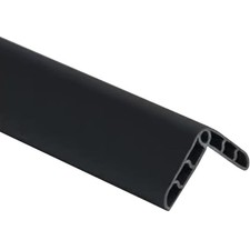 Colorful Rubber Wall Corner Guard Edge Protector,Anti-Collision 3.28 ft Black
