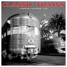 Classic Trains 2026 12 X 12 Wall Calendar (Bookbook - Detail Unspecified)