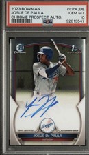 2023 Bowman - Chrome Prospect Autographs Josue De Paula #CPA-JDE (AU, RC)