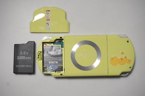 Customized PSP-2000 Loco Loco Re-Shell Lime Japan PlayStation Portable console - Picture 10 of 10
