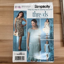 Simplicity Sewing Pattern 4118 Shift Dresses Size 8-16