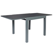 Table de Jardin Extensible "Haria" 80-160cm Gris