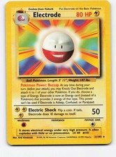 Electrode 21/102 Base Set Pokemon Card 1999 WOTC Rare Non-Holo Vintage LP on eBay