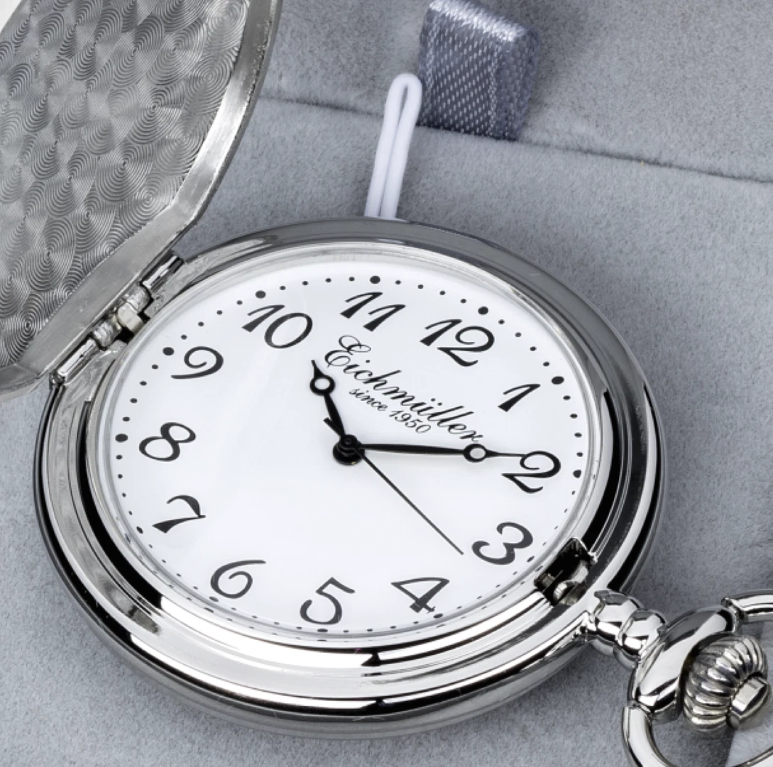 Orologio Da Taschino Vintage Retro Con Catena – Movimento Al Quarzo, Cassa In Acciaio, Design Classico Steampunk (Regalo Uomo Donna)