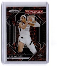 2024 Panini Prizm Monopoly WNBA #WNBA3 A'ja Wilson All-Star Red Classic Icons