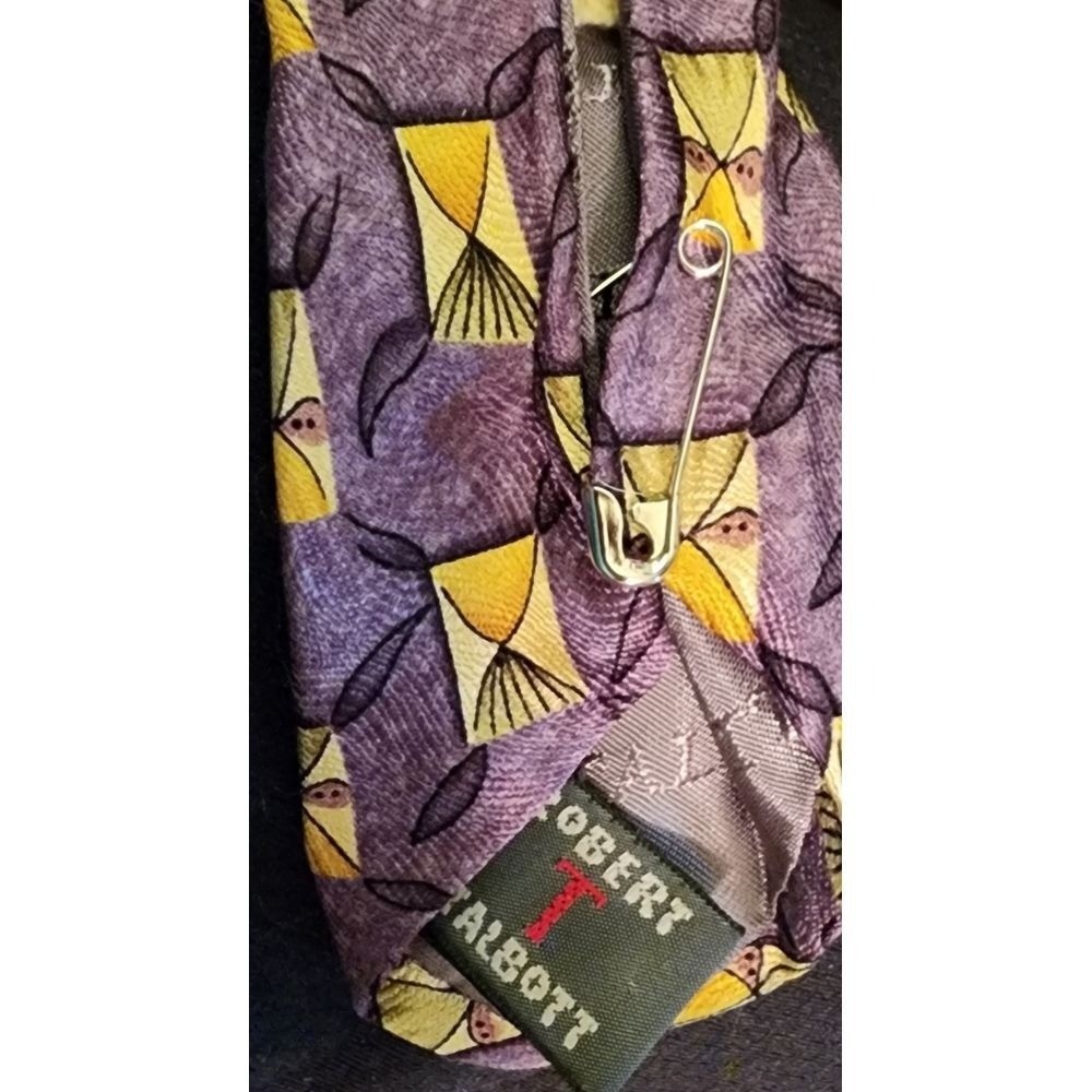 Robert Talbott Necktie Geometric Pattern Silk Tie… - image 6
