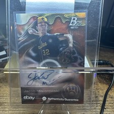 2023 Bowman Platinum Top Prospects Jacob Misiorowski TOP69 Orange Autographs /25