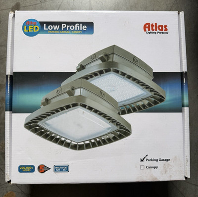  Atlas led light 120-277 V Model PGM25LED 25 W LED GARAGE NEW IN BOX