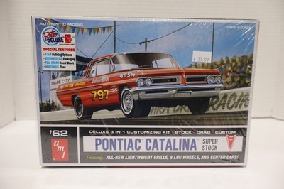 AMT 1392 1/25 1962 Pontiac Catalina Super Stock Plastic Model Kit