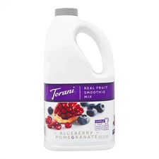 Torani 64 fl. oz. Blueberry Pomegranate Fruit Smoothie Mix 880900133