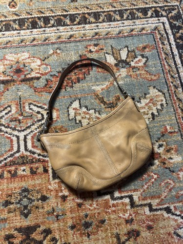 Coach Tan SoHo Mini Hobo Purse