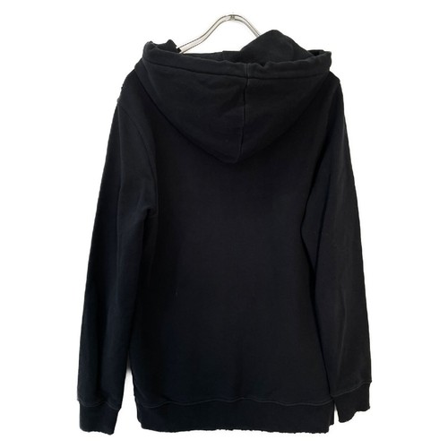 Men's Wear Givenchy GIVENCHY BM701Z3Y04 Black Patch Destroy Hoodie Black XS Tops - Picture 3 of 9