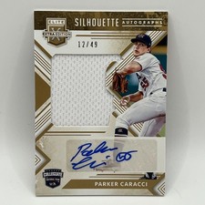 2018 Elite Extra Edition USA Collegiate Silhouette Gold Parker Caracci Auto /49