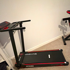 CITYSPORTS Foldaway Compact Electric Folding Treadmill - Black/Red