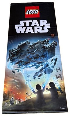 LEGO Display Flag Cloth, Star Wars Millennium Falcon Banner SW2015Ban11 RARE