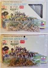 ESCI 233 British Artillery Napoleonic Wars Waterloo 1815 2 Complete Sets Boxed
