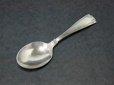 Antique Gorham Etruscan Sterling 4 5/8” Straight Handle Baby Spoon Silver 925