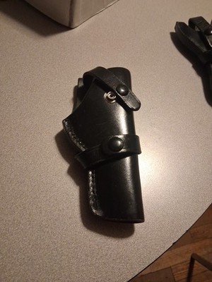 Vintage Brauer Bros Holster H2 Black Leather