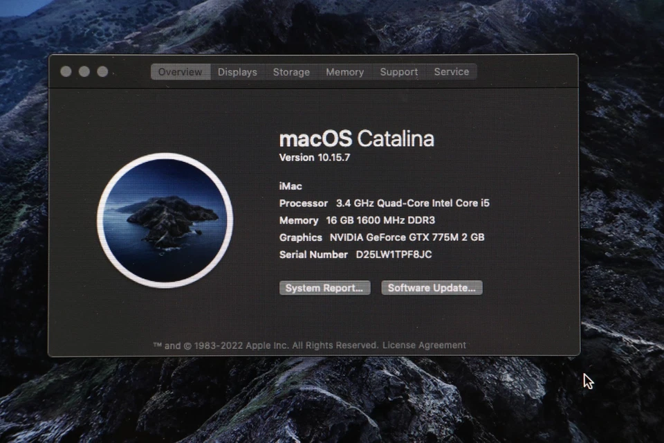 Apple iMac 2013 [A1419] 21.5" All-In-One Intel Core i5-4670 16GB RAM 1TB HDD - Image 2 of 4