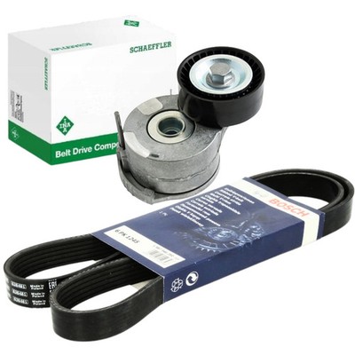 BOSCH 6PK1245 Keilrippenriemen + Spanner für MONDEO 4 S C MAX FOCUS 3 KUGA 2.0D