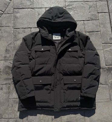 Mens Levi Hooded Arctic Cloth Heavyweight Parka Jacket Size 2XL Zip Up