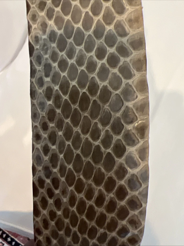 Cinturón de piel de serpiente coleccionable vintage “Judith Leiber” Foto 4 de 4