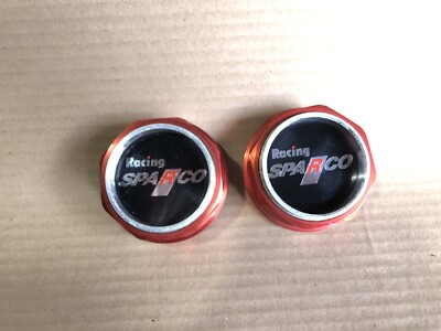 Racing Sparco Python Crimson Wheel Center Caps Nissan Silvia 240SX