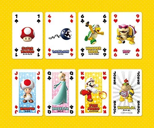 Nintendo JAPAN Super Mario Official Playing Cards Deck Poker Trump NAP-05