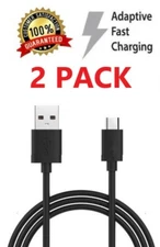 2Pack 5FT Micro USB Data Fast Charger Cable for Samsung Galaxy J7 J5 J3 S7 S6