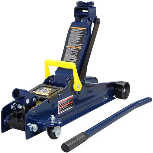 2.5 Ton Low Profile Floor Jack Heavy Steel Hydraulic Jack w/ Single Piston Pump - Foto 13 di 14
